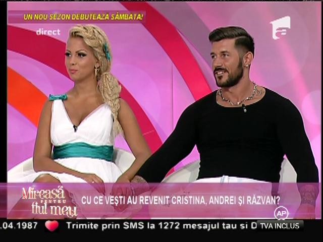Foștii concurenți Andrei și Cristina și Răzvan, detalii din viața privată