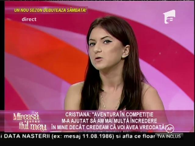 Cristina și Marian, sfaturi pentru viitori concurenți: &rdquo;Să spună &icirc;ntotdeauna ce g&acirc;ndesc&rdquo;