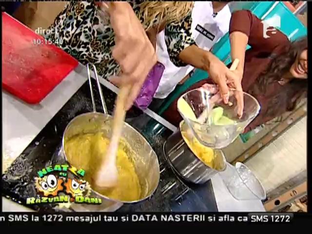 Duel &icirc;n bucătăria lui Vlădutz! Flavia Mihășan și Amalia Ștefania se &icirc;ntrec la făcut mămăligă