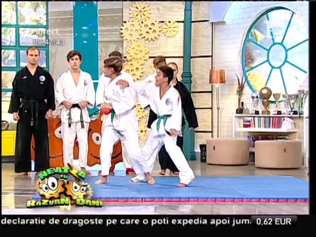 Demonstrație de Ju Jitsu la "Neatza"