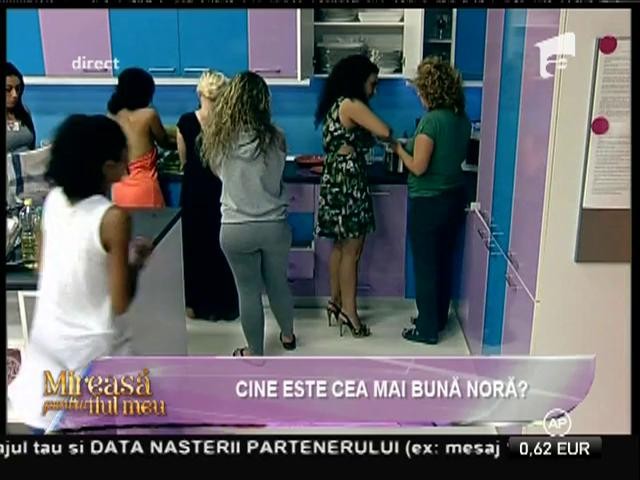 Provocare inedită pentru concurente! Au fost nevoite să-şi dovedească talentul la gătit