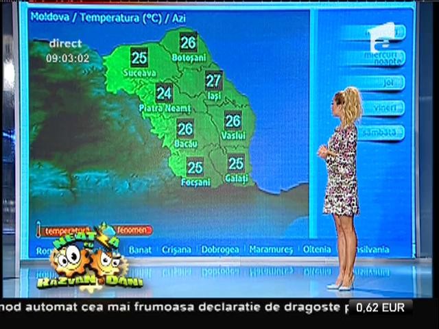 Miroase a toamnă, dar soarele străluceşte cu putere! Vremea cu Flavia Mihăşan