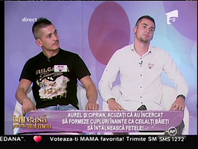 Aurel și Ciprian au primit reproșuri dure din partea concurenților!