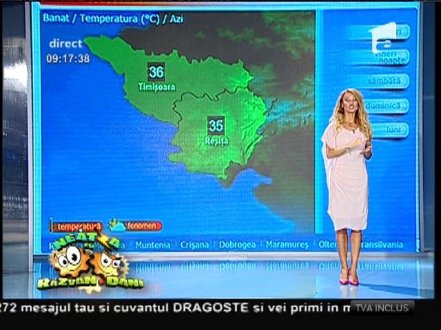 Soarele străluceşte cu putere la mijlocul lunii septembrie! Vremea cu Flavia Mihăşan!