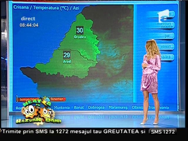 Vremea cu Flavia Mihăşan! Temperaturile vor ajunge la 30 de grade