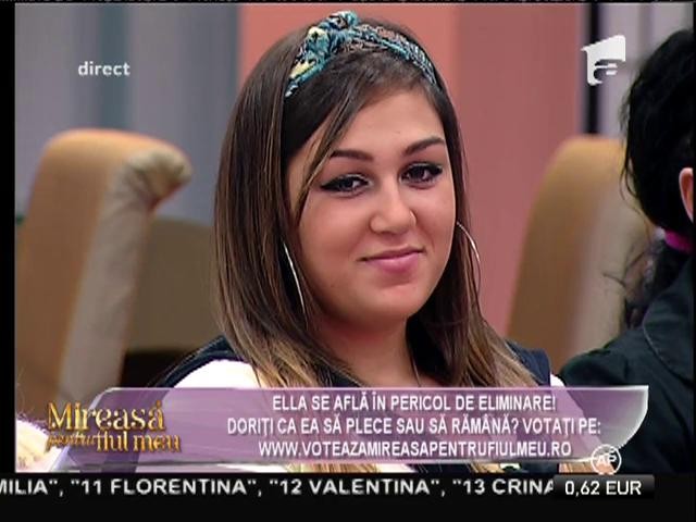 Ella: &rdquo;&Icirc;mi doresc să plec din această emisiune!&rdquo;