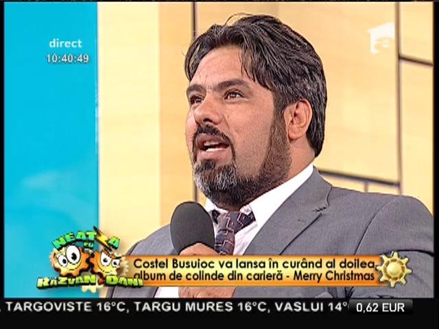 Costel Busuioc, surpriză muzicală de Crăciun