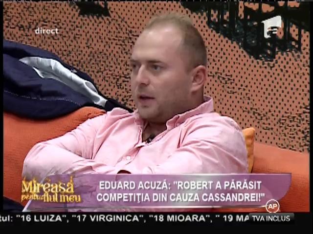 Ipoteza şocantă: Lavinia l-a determinat pe Robert să sară gardul!