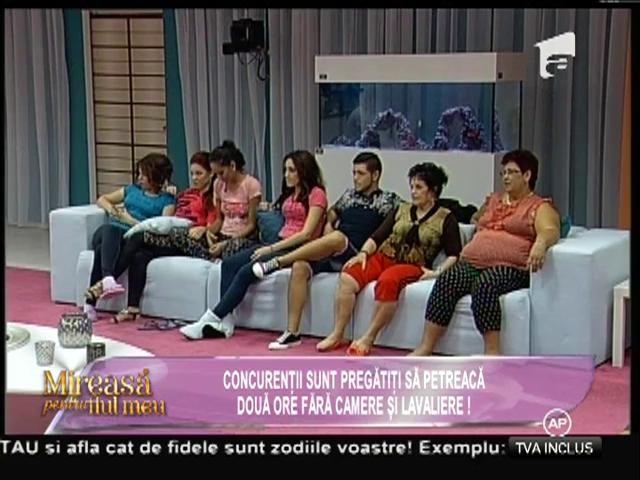 Concurenţii s-au bucurat de două ore fără camere şi lavaliere!