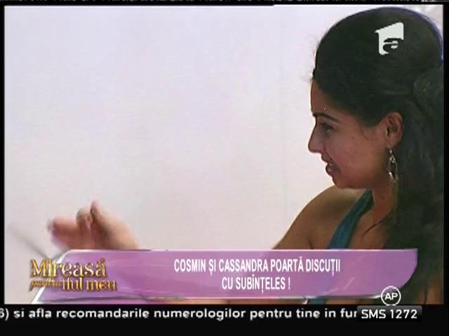 Cosmin este preocupat de viitorul amoros al Cassandrei!