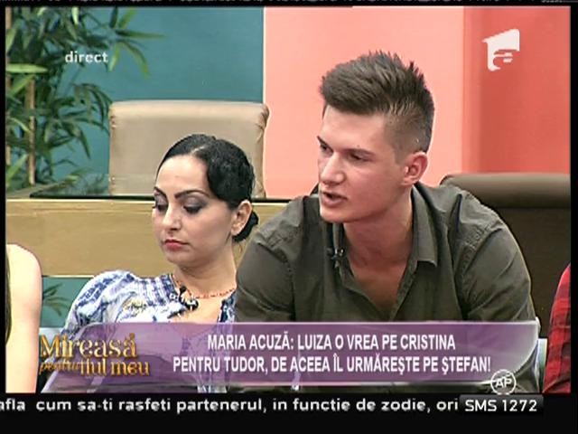 Maria acuză: "Luiza o vrea pe Cristina pentru Tudor!"