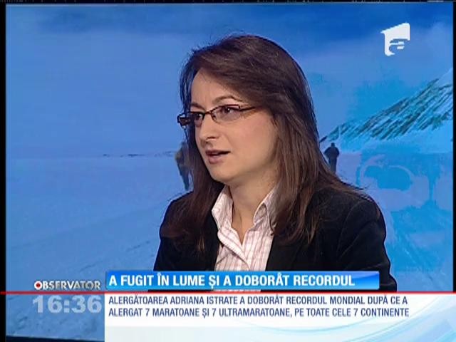 Adriana Istrate a fugit prin lume și a doborât recordul | Observator News