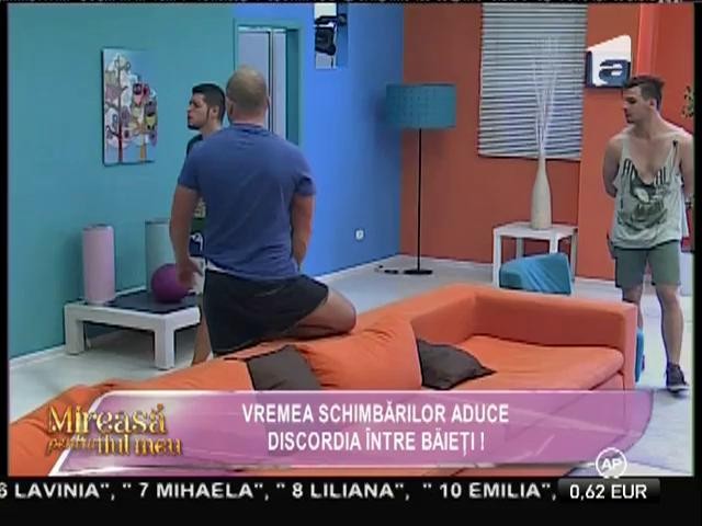 Vremea schimbărilor aduce discordia &icirc;ntre băieţi!