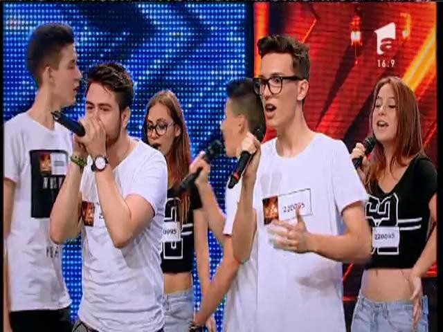 Daft Punk - "Get Lucky".Vezi interpretarea trupei ELEVEN, la X Factor!