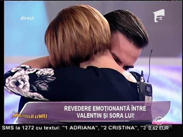 Revedere emoționantă &icirc;ntre Valentin și sora lui!