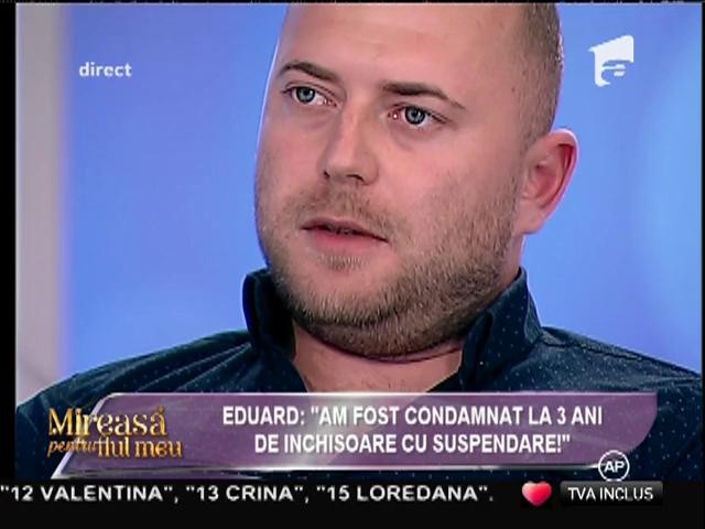 Dezvăluire şoc! Eduard: "&Icirc;n 2010 am fost arestat preventiv timp de 6 luni!"