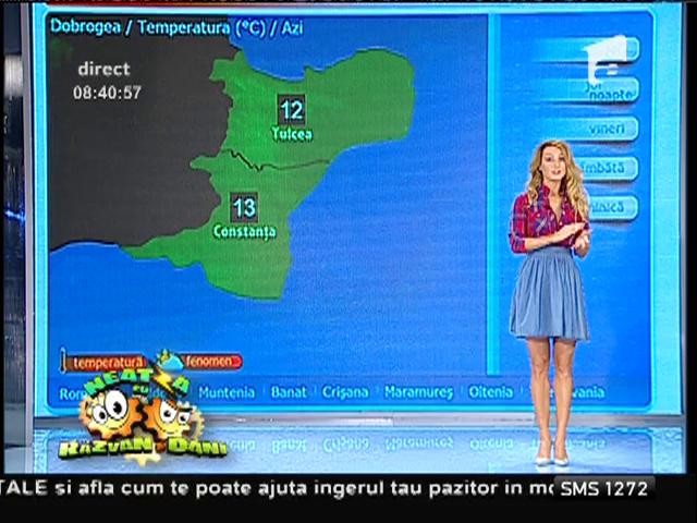 Vremea cu Flavia Mihăşan! Soarele va fi pe cer și astăzi!