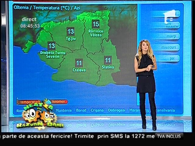 Vremea cu Flavia Mihăşan! Soarele va &icirc;ncerca să fie prezent &icirc;n toată ţara!