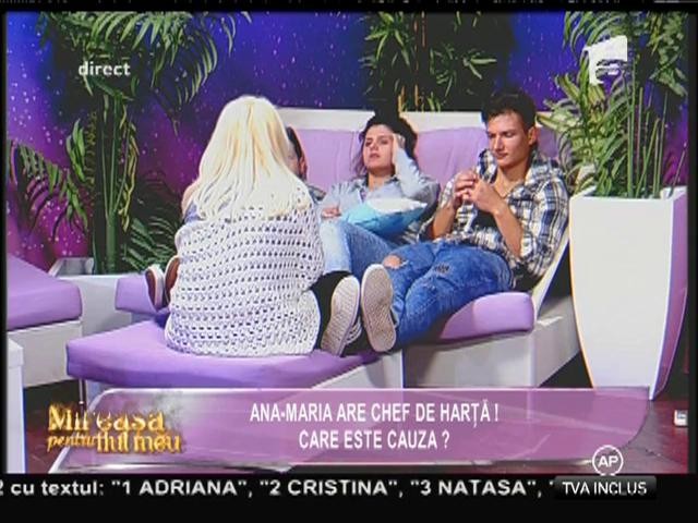 &Icirc;ntre Ana-Maria şi Ştefan, atracţia fizică e mai puternică dec&acirc;t reproşurile!