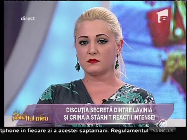 Conflict aprins &icirc;ntre fete: Crina, către Ana Maria: "Te dai prietenă, iar apoi scoţi "ghearele"!"