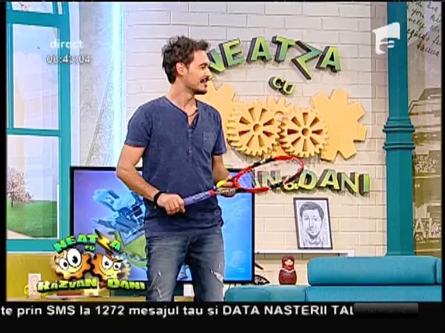 Tenisul, noua pasiune a lui Răzvan: "Principala mea armă este disimularea"