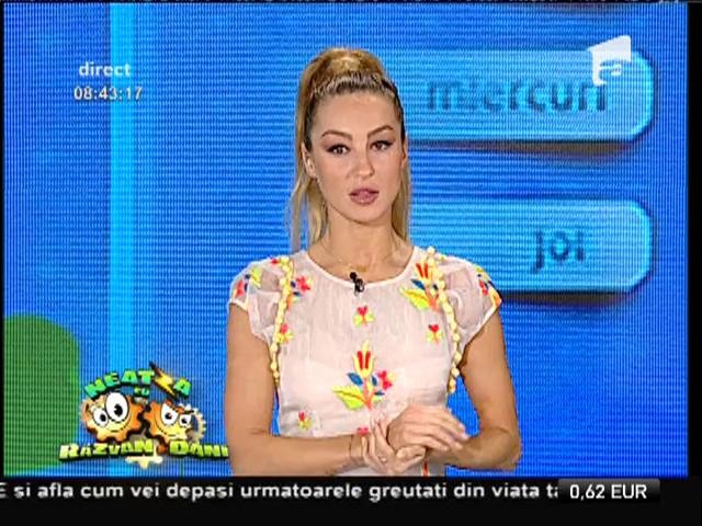 Vremea cu Flavia Mihăşan! De m&acirc;ine vin ploile