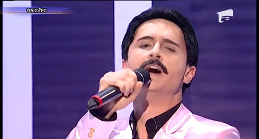 Şerban Copot se transformă în Freddie Mercury - 'The Great Pretender"