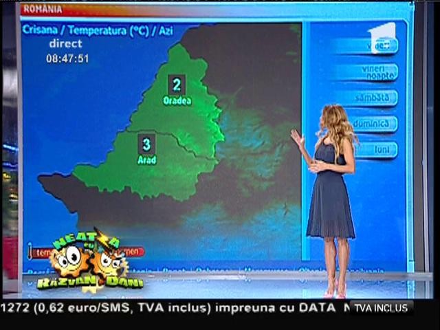 Vremea se răcește considerabil &icirc;n weekend! Prognoza meteo, cu Flavia Mihășan