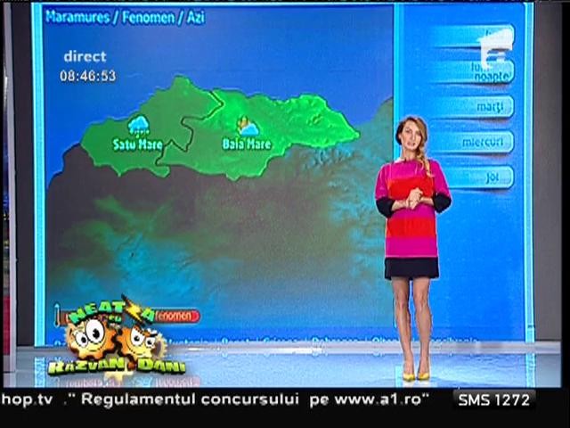 Vremea răm&acirc;ne caldă. Prognoza meteo, cu Flavia Mihășan