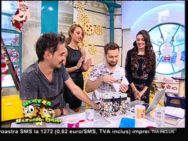 Dani a primit un cadou special de la Flavia şi Amalia