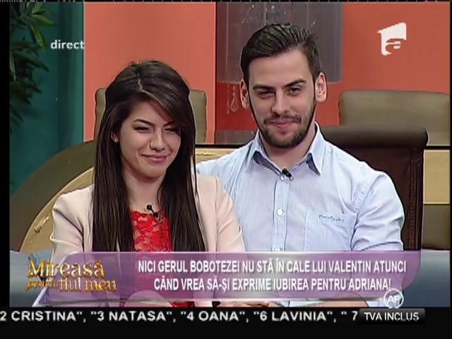 Valentin, mai romantic ca niciodată! Ce surpriză i-a pregătit Adrianei
