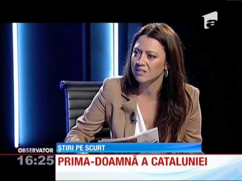 Prima Doamnă A Cataluniei O Romancă Stirile Antena 1 Observator
