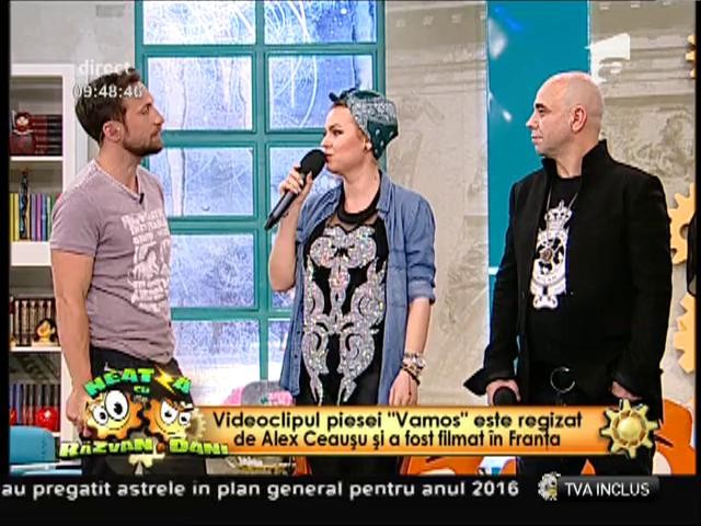Videoclipul piesei "Vamos" a fost filmat &icirc;n Franţa