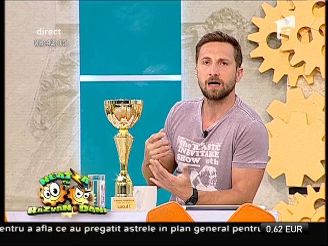 Dani a c&acirc;ştigat cu echipa sa de mini fotbal, Neatza şi prietenii, Locul I la Turneul Vedetelor