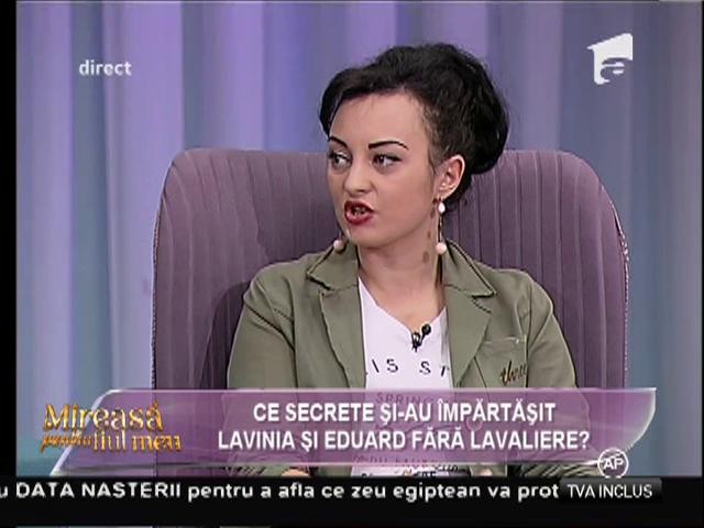 Sc&acirc;ntei &icirc;ntre Lavinia şi Eduard &icirc;n urma intervenţiei fostei lui iubite!