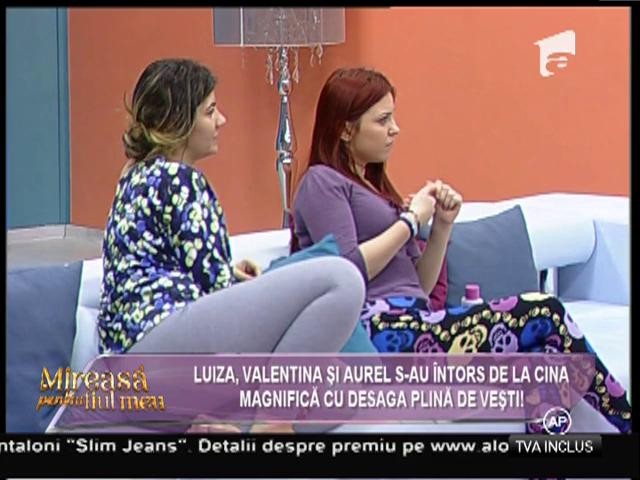 Luiza, Valentina şi Aurel au venit cu veşti după ce s-au &icirc;ntors de la cina magnifică!