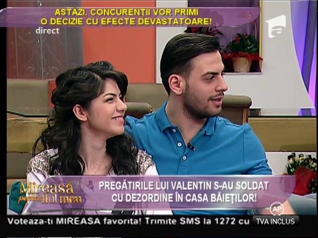 Valentin s-a pregătit asiduu pentru celebrarea aniversării relaţiei cu Adriana!