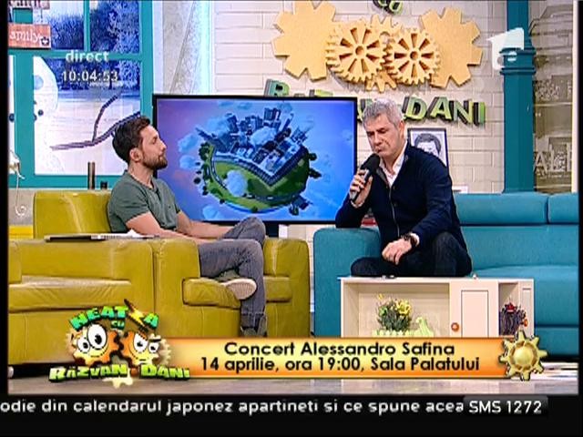 Alessandro Safina concertează pe 14 aprilie &icirc;n Bucureşti