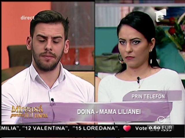 Mama Lilianei: "Valentin se leagă mereu de trecutul fiicei mele!"