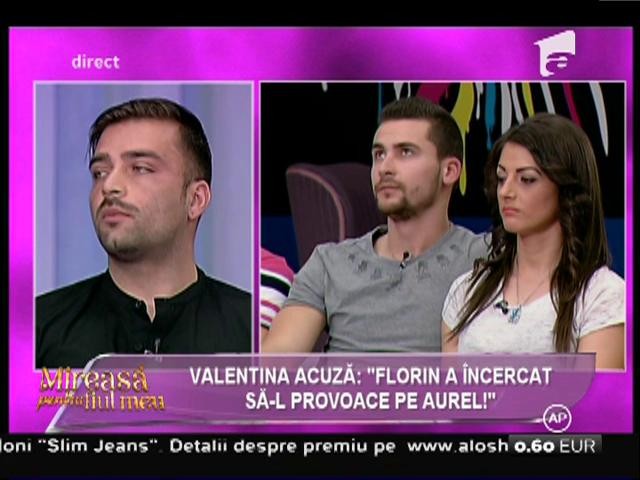 Florin: &rdquo;Nu m-aș putea comporta cu o femeie așa cum Aurel a făcut-o cu Valentina!&rdquo;