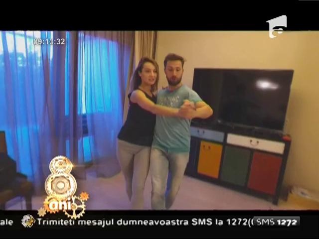 Moment incendiar. Flavia l-a &icirc;nvățat pe Dani cum se dansează tango!