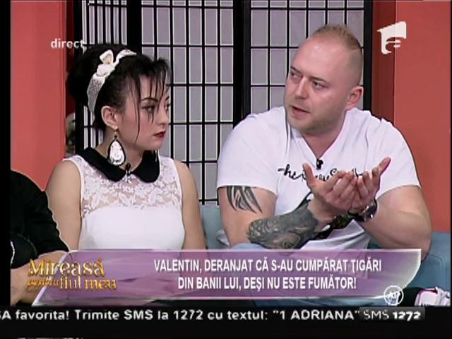 Valentin: "S-au cumpărat ţigări din banii mei, deşi eu nu sunt fumător!"