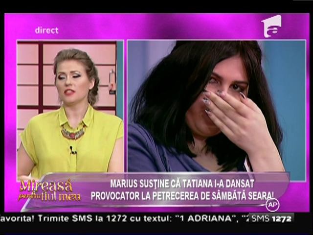 Tatiana a izbugnit &icirc;n lacrimi &icirc;n urma opiniilor exprimate de băieţi la adresa ei!
