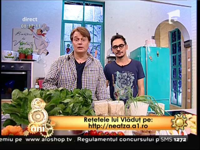 "Bucuria primăverii", un preparat gustos din spanac