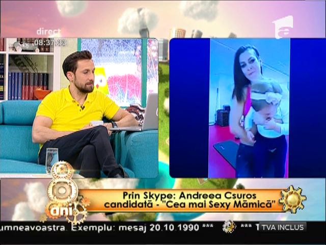 "Cea mai sexy mămică din Rom&acirc;nia". Andreea Csuros, o mămică &icirc;n formă