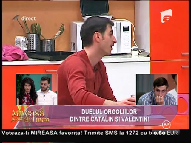Cătălin: "Nu voi forma un cuplu cu o concurentă care a avut deja o relaţie &icirc;n competiţie!