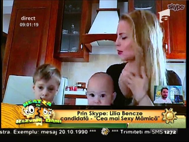 "Cea mai sexy mămică din Rom&acirc;nia". Lilia Bencze, o mămică fericită