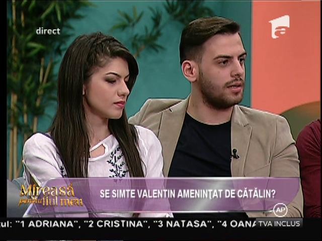 Valentin: &rdquo;Cătălin face un joc. &Icirc;ncearcă să arunce săgeți spre mine&rdquo;
