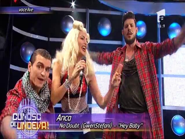 Anca Ţurcaşiu se transformă în Gwen Stefani - Hey Baby