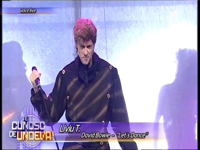 Liviu Teodorescu se transformă în David Bowie - "Let's dance"